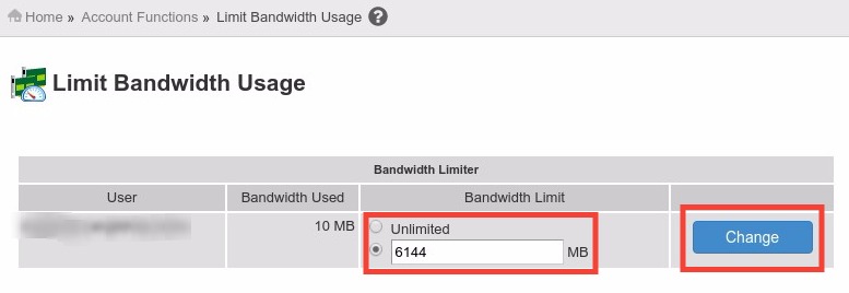 Limit bandwidth usage function, the fastest way to fix bandwidth limit exceeded error