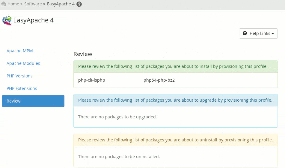 Configure EasyApache 4 Step by Step - 05 - Review