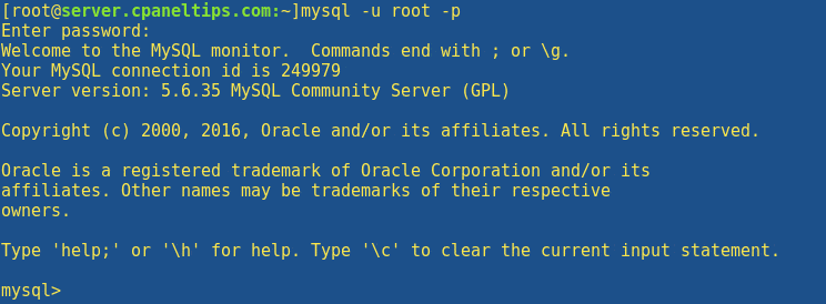 install mysql on rhel 7