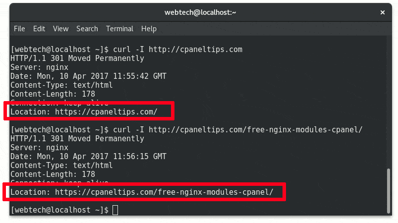 HTTP requests to HTTPS redirection working perfectly