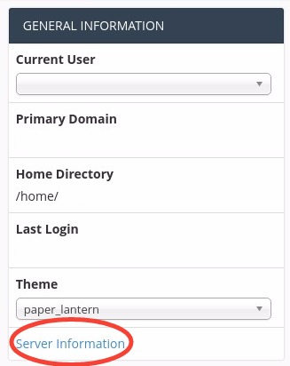 change shared ip address cpanel