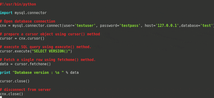 How To Connect Mysql Database In Python Connection Example Vetbossel Vrogue